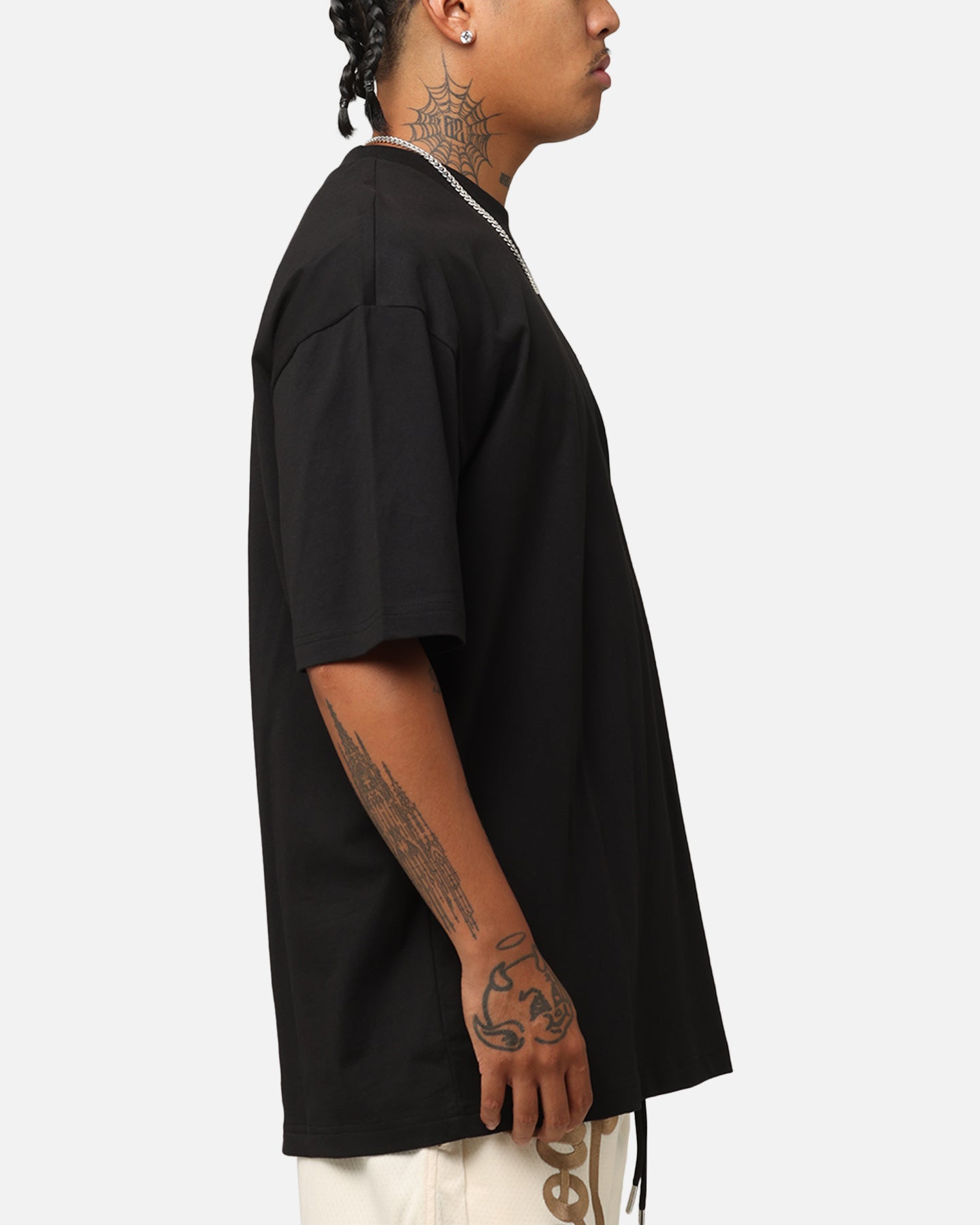 New Era Los Angeles Dodgers Rose Oversized T-Shirt Black