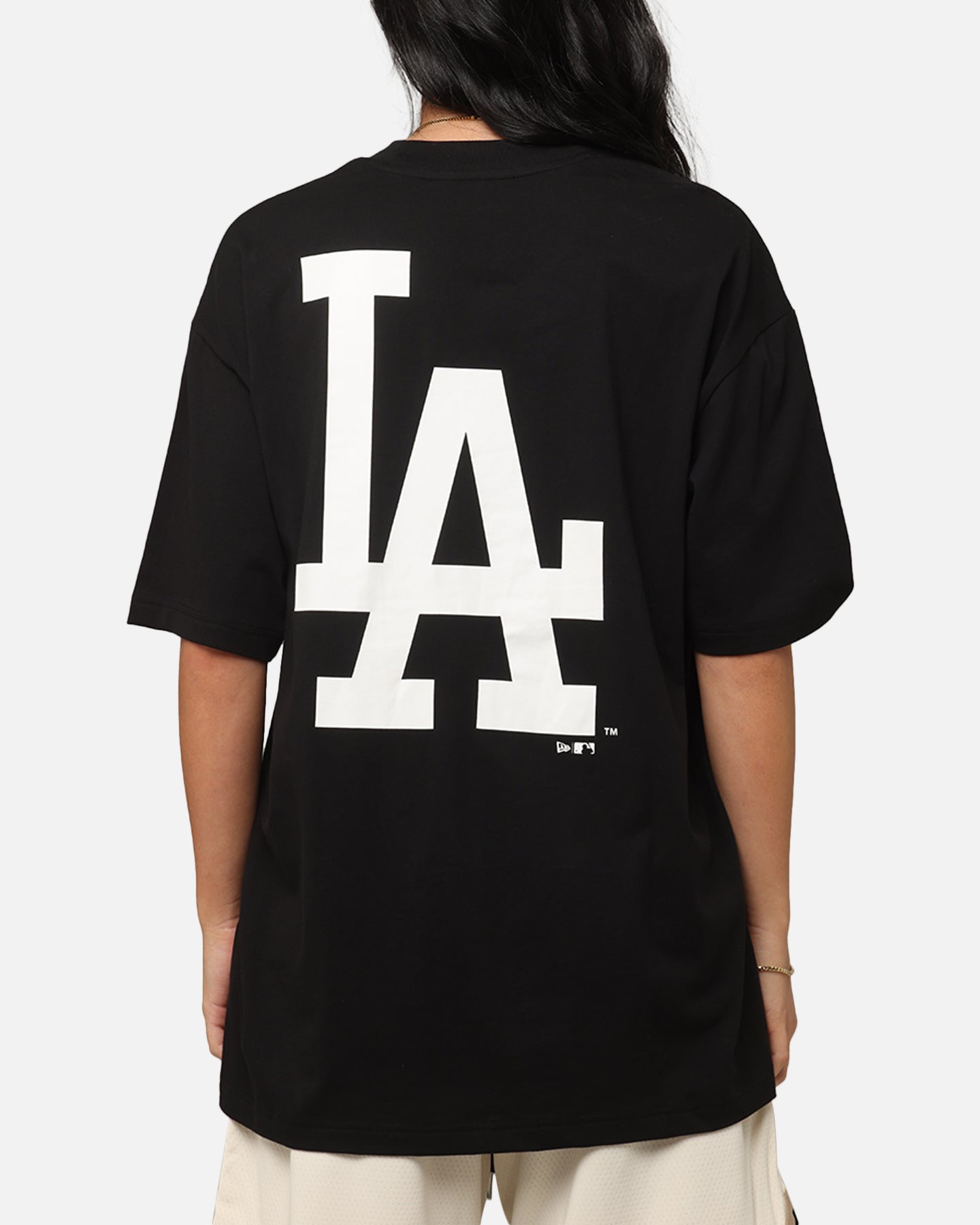 New Era Los Angeles Dodgers Rose Oversized T-Shirt Black