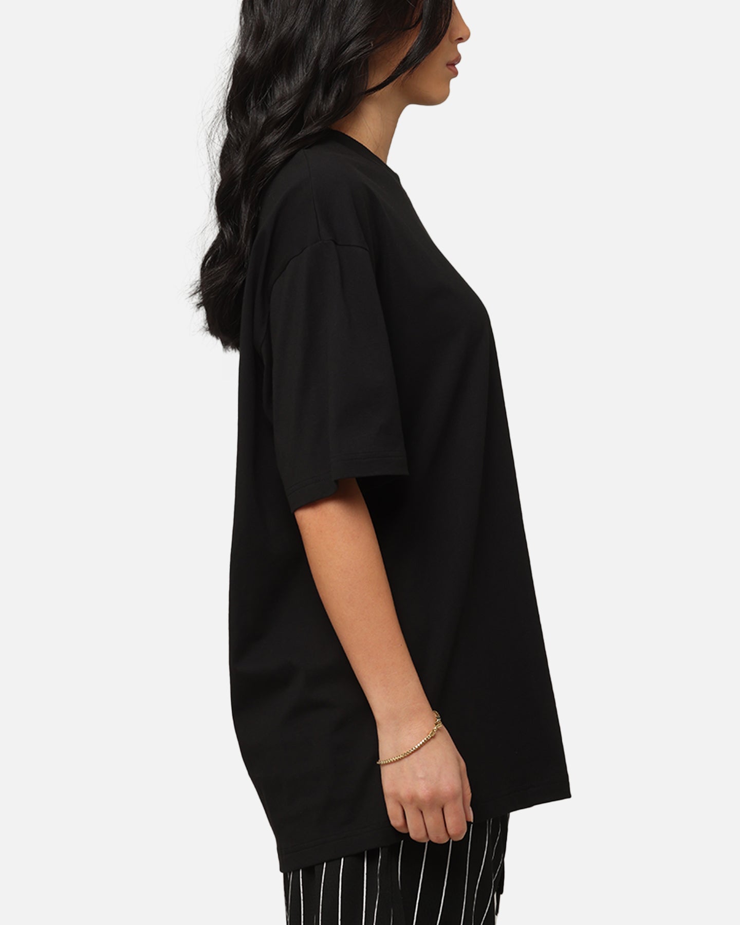 New Era New York Yankees Rose Oversized T-Shirt Black