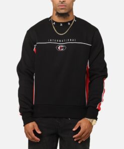 Carre International Crewneck Black/Red