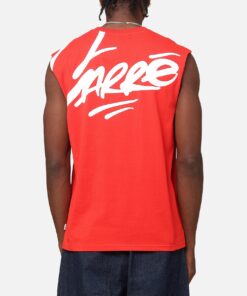 Carre Graffiti Muscle T-Shirt Red