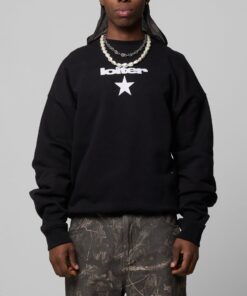 Loiter Premium Essentials Crewneck Black