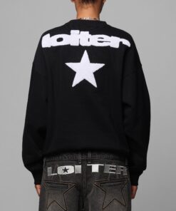 Loiter Premium Essentials Crewneck Black