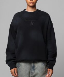 Loiter Premium Essentials Crewneck Washed Black