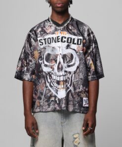 Loiter X WWE Stone Cold Training Jersey Real Tree Camo