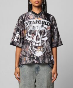 Loiter X WWE Stone Cold Training Jersey Real Tree Camo