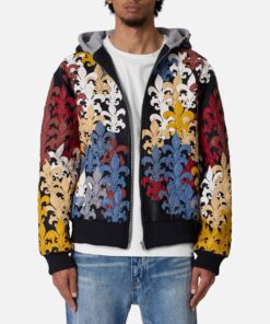 MNML Fleur De Lis All-Over Hoodie Multi