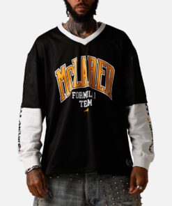 We Are The Wild Collective X Women's Mclaren 'Vegas Grad Prix 2024' Mesh Long Sleeve Jersey Black