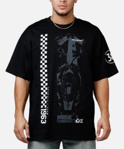 We Are The Wild Collective X Women's Mclaren 'Vegas Grad Prix 2024' T-Shirt Washed Black