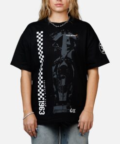 We Are The Wild Collective X Women's Mclaren 'Vegas Grad Prix 2024' T-Shirt Washed Black