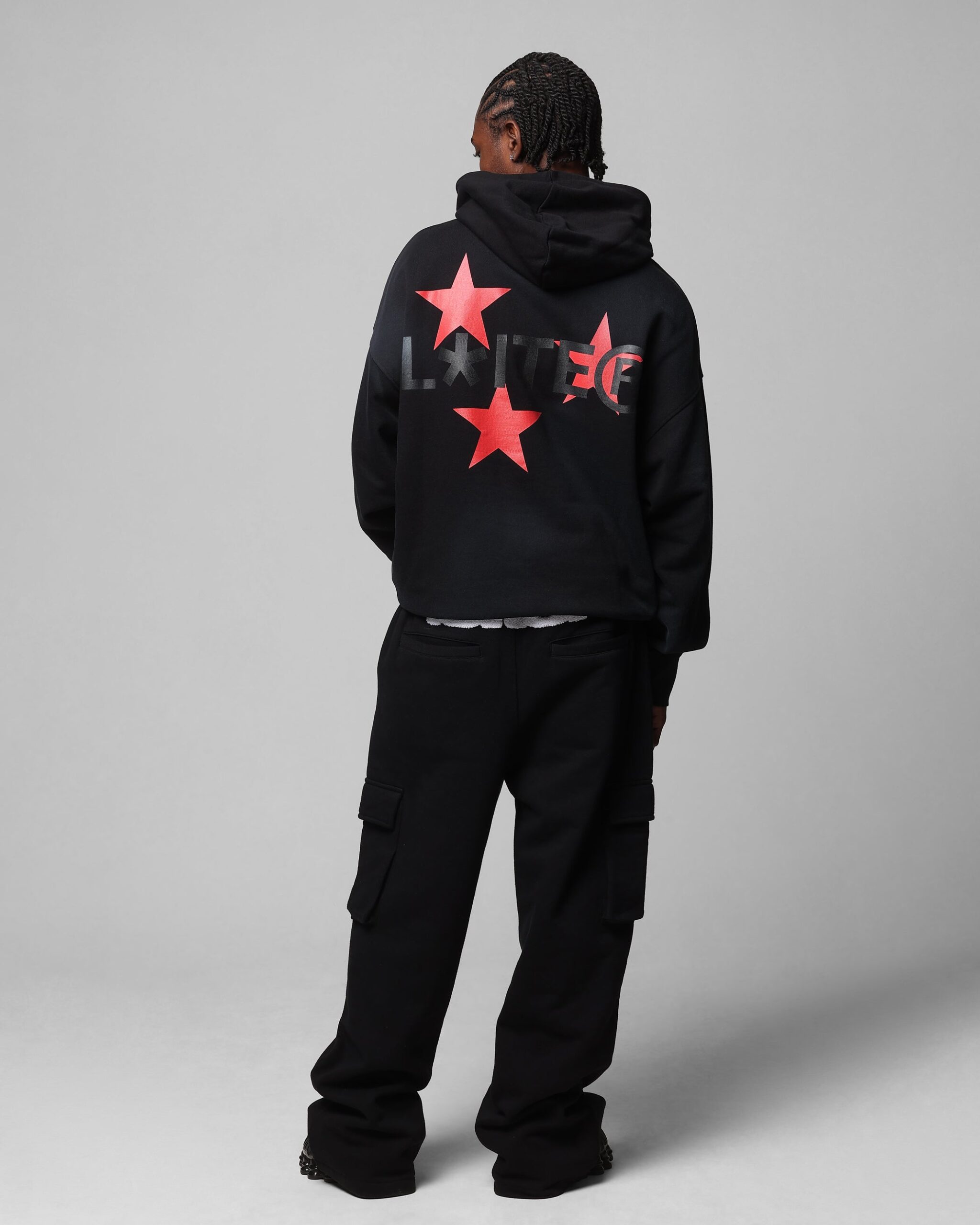 Loiter Trackstar Hoodie Washed Black