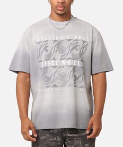 The Rolling Stone The Stones Sunfade T-Shirt Sun Washed Blue
