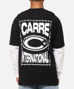 Carre C-Star Long Sleeve T-Shirt Black/White