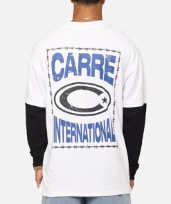 Carre C-Star Long Sleeve T-Shirt White/Black