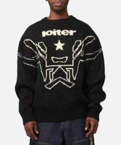 Loiter Substance Knit Sweater Black