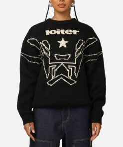 Loiter Substance Knit Sweater Black