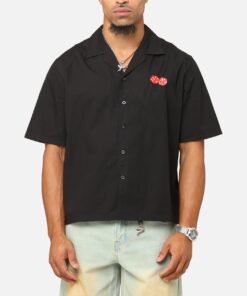 Carre Dice Club Button Up Shirt Black
