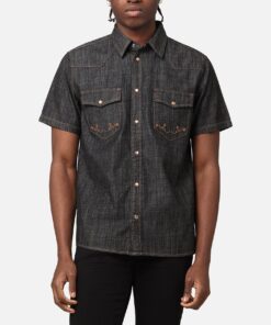 Saint Morta Rodeo Denim Shirt Black