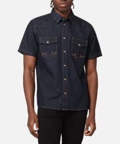 Saint Morta Rodeo Denim Shirt Dark Indigo