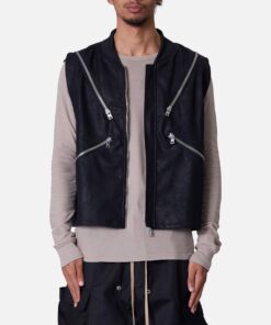 MNML Zip Lock Vest Black