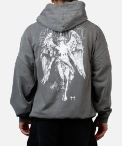 Saint Morta Lucian Premium Hoodie Washed Charcoal