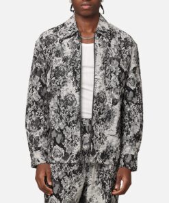 XXIII Denim Jacquard Jacket Black Denim