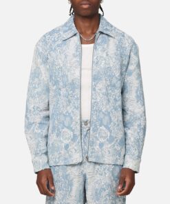 XXIII Denim Jacquard Jacket Pacific Blue