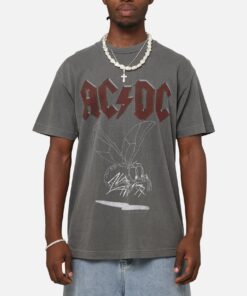 AC/DC Fly On The Wall Tour T-Shirt Faded Black