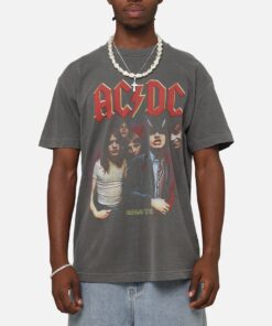 AC/DC Highway To Hell T-Shirt Faded Black