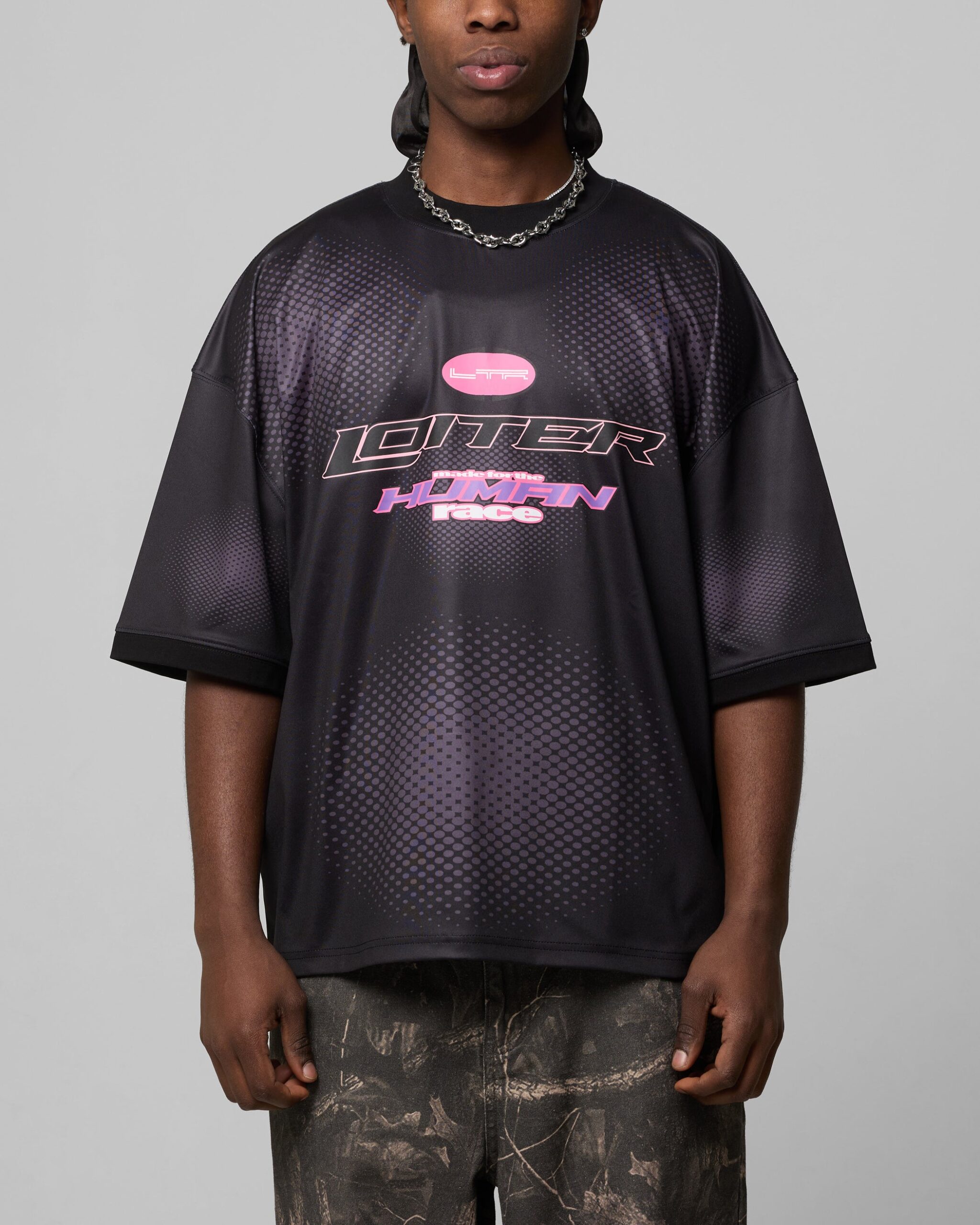Loiter Motorway Sport T-Shirt Black