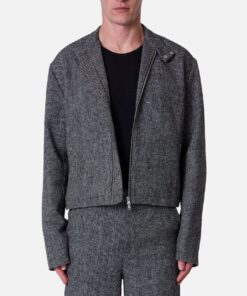MNML Tweed Mod Jacket Black/Grey