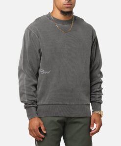 Carre Avenue Ribbed Crewneck Black