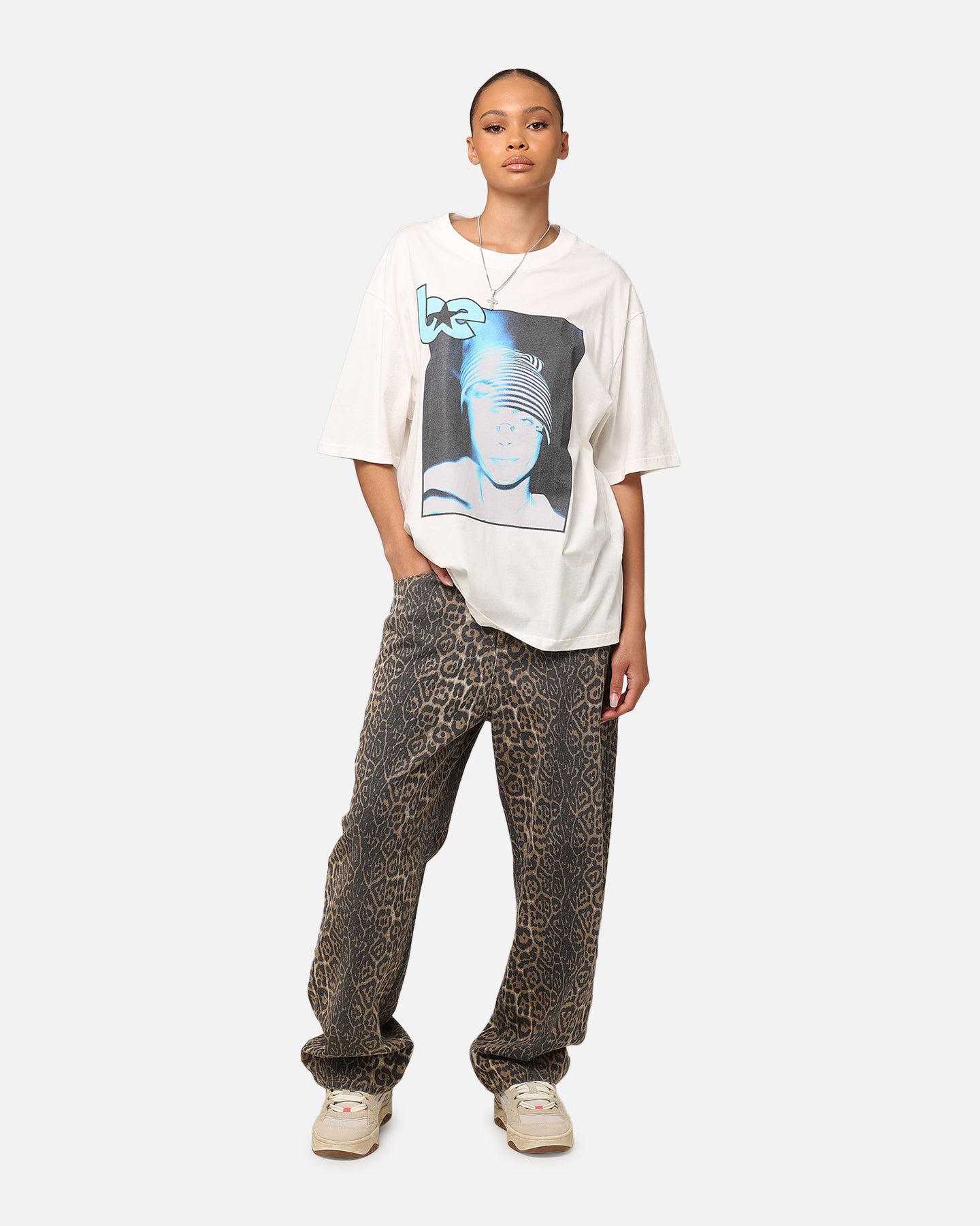 Billie Eilish Billie Y2K Organic Cotton T-Shirt White