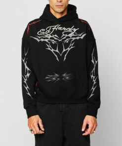 Ed Hardy Electric Hoodie Black
