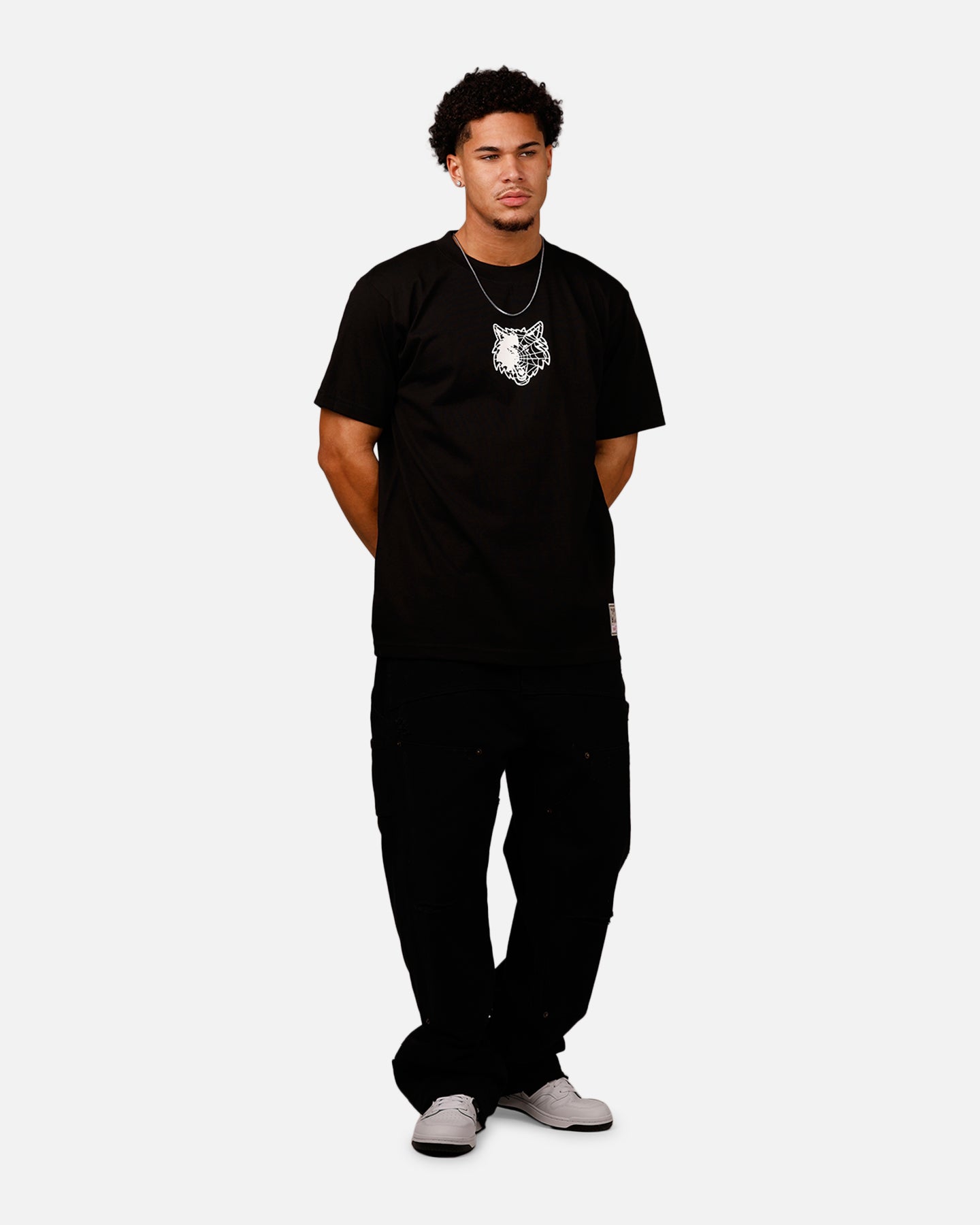 Mitchell & Ness Minnesota Timberwolves Web T-Shirt Black