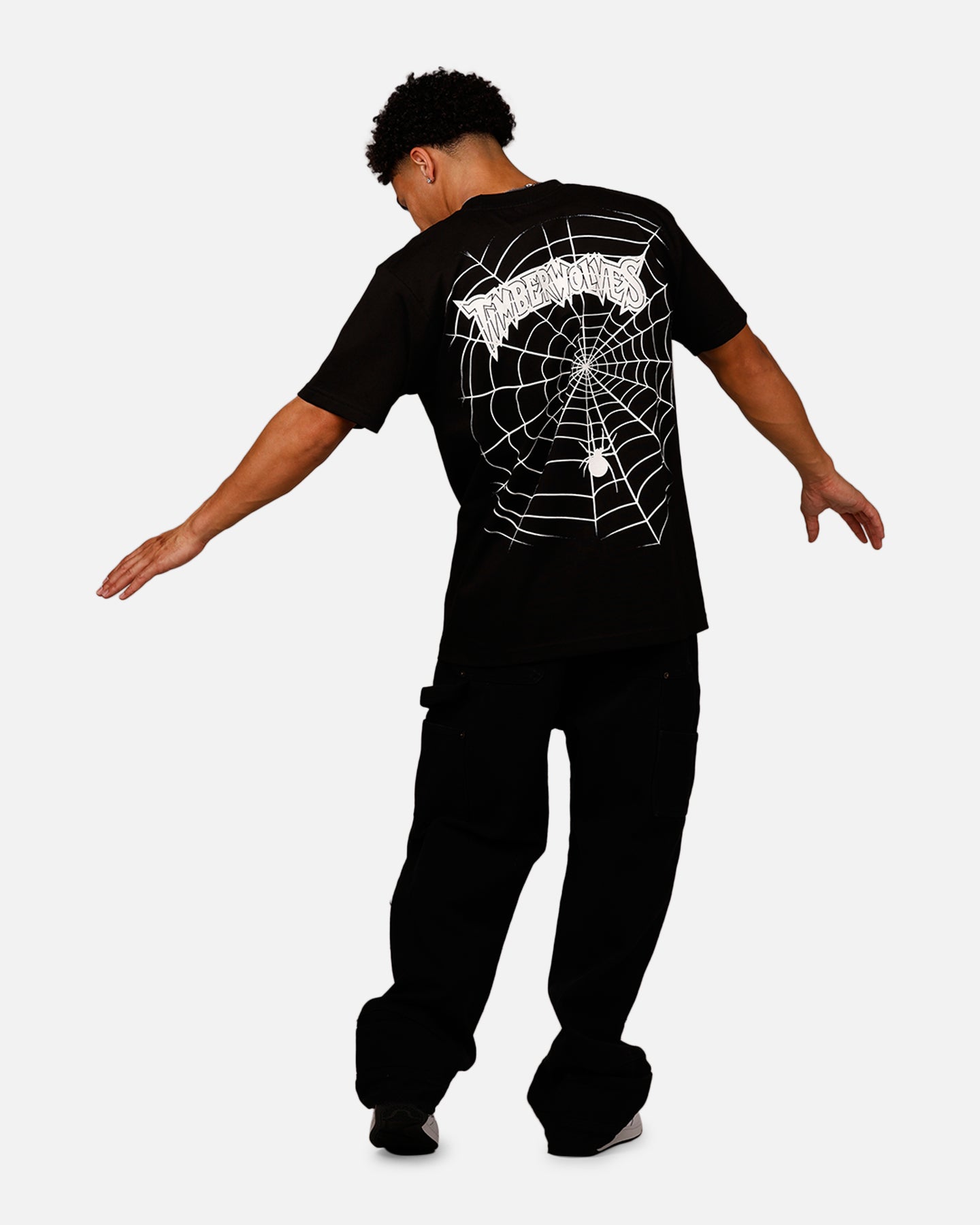 Mitchell & Ness Minnesota Timberwolves Web T-Shirt Black