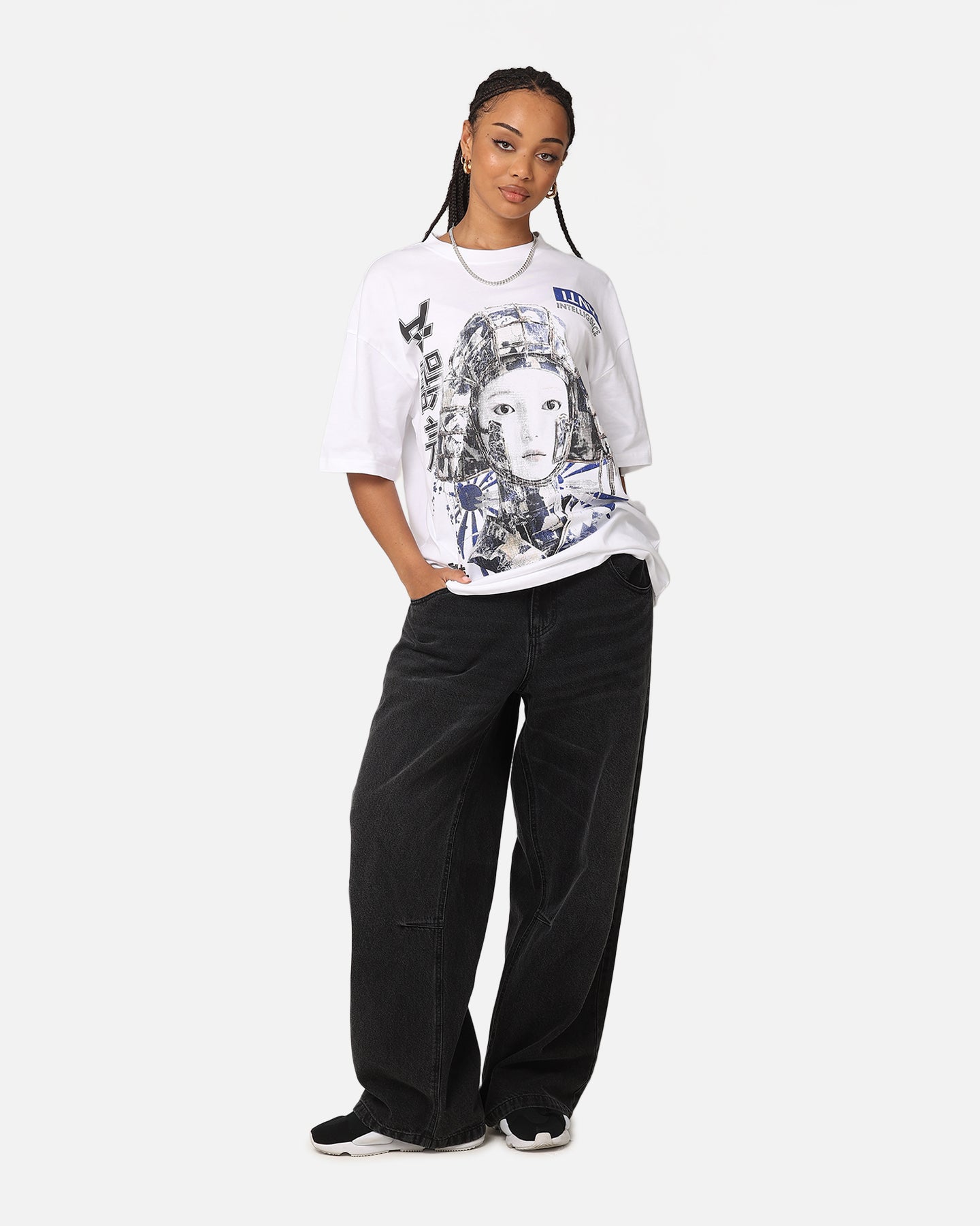 The Anti Order Anti Intelligence Drop T-Shirt White