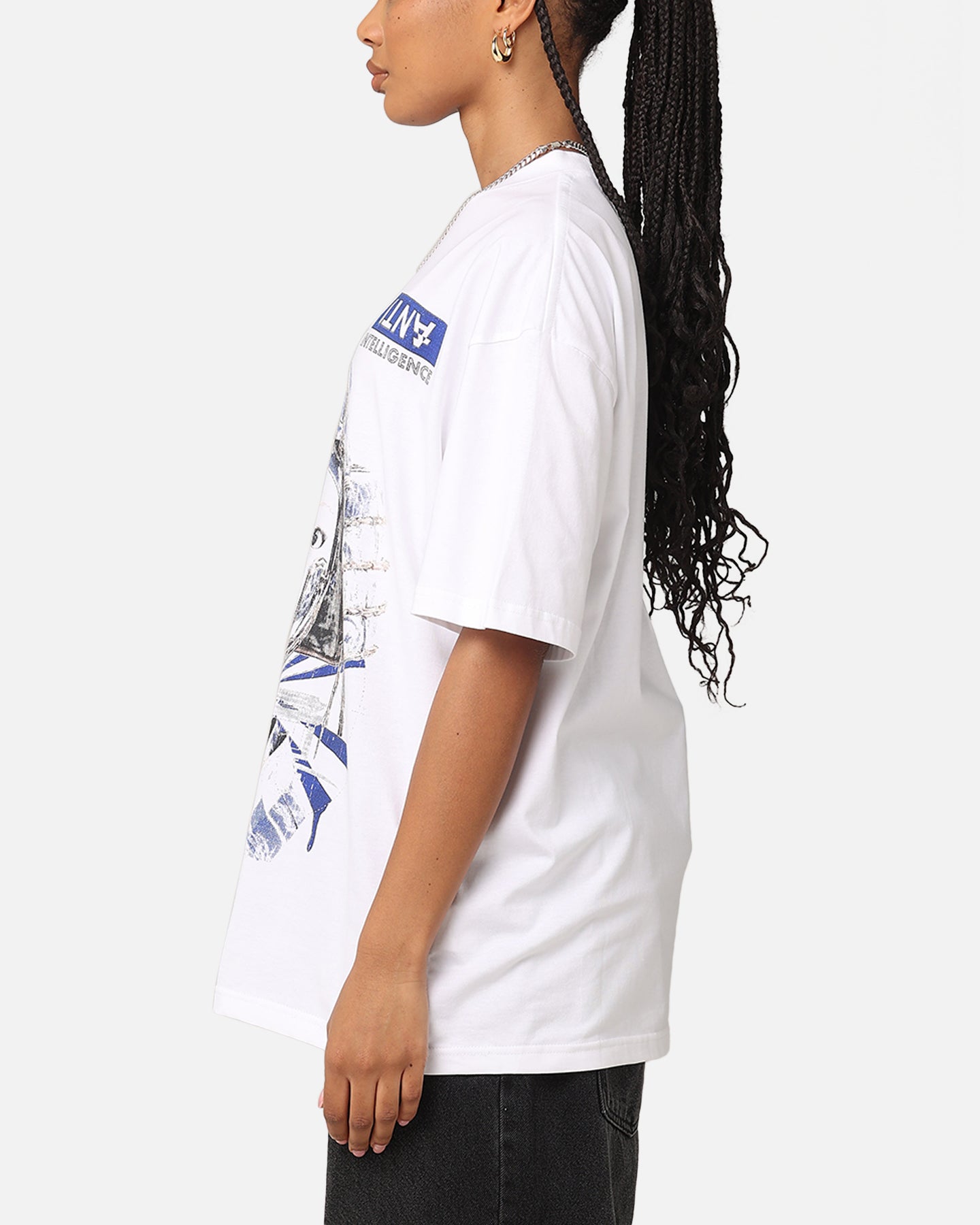 The Anti Order Anti Intelligence Drop T-Shirt White
