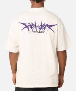 The Anti Order Metal Mock Neck T-Shirt Off White