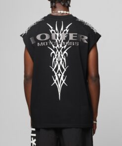 Loiter Cyber Muscle T-Shirt Black