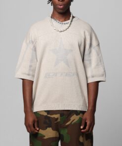 Loiter Knit Quarterback Jersey Grey
