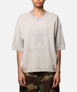 Loiter Knit Quarterback Jersey Grey