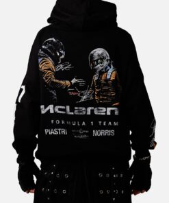 Culture Kings X Mclaren 'Las Vegas Grand Prix 2024' Piastri And Norris Hoodie Black