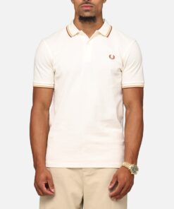 Fred Perry Twin Tipped Polo Shirt Ecru