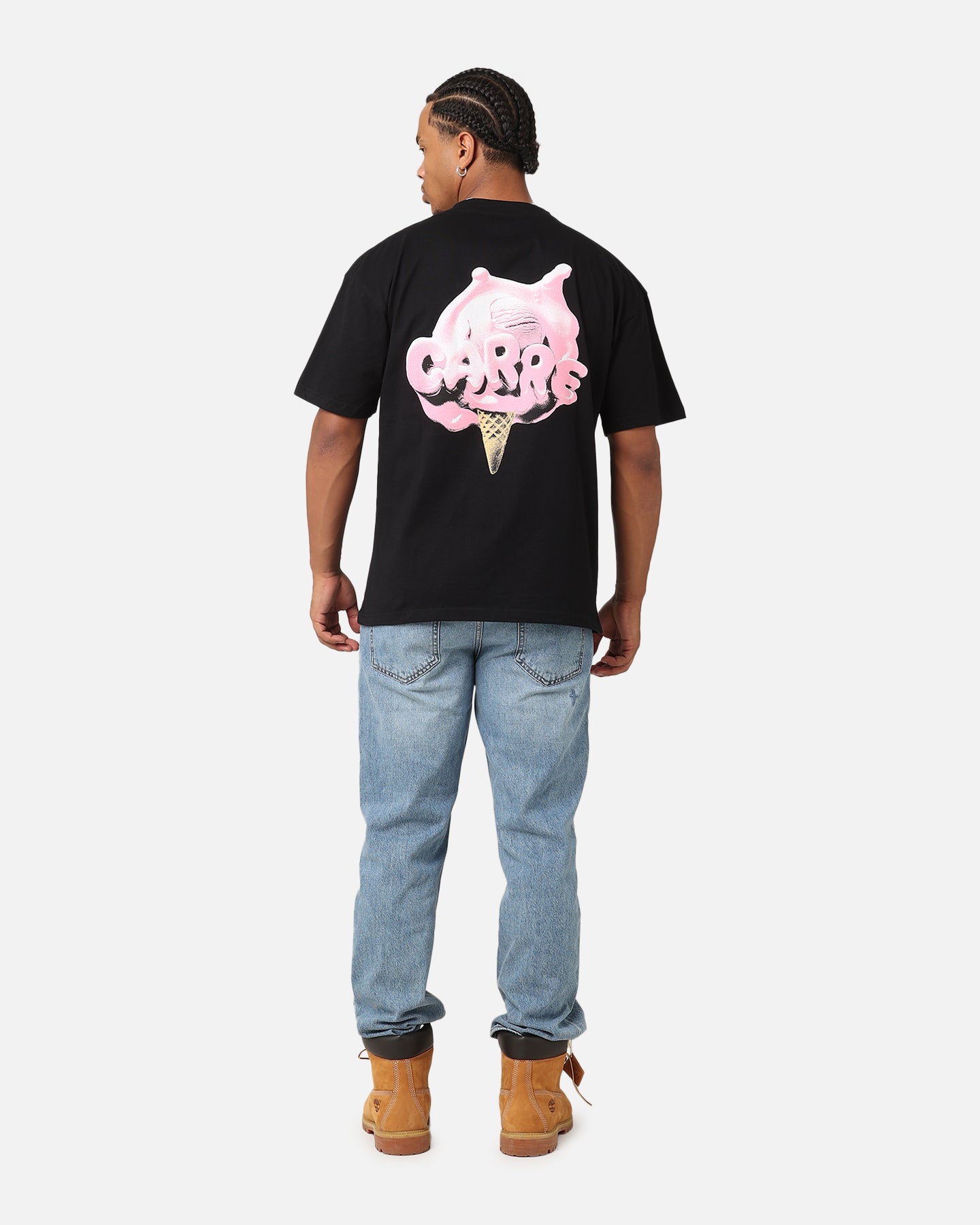 Carre Melted Drop T-Shirt Black