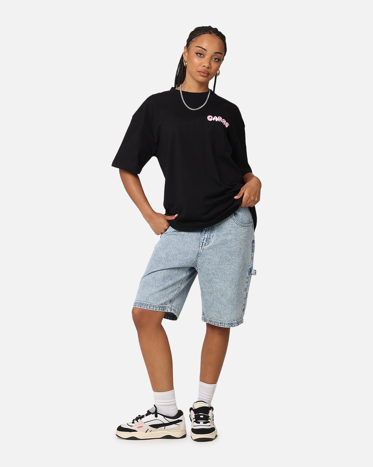 Carre Melted Drop T-Shirt Black