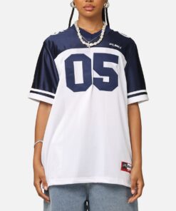 Fubu Football Jersey White/Navy