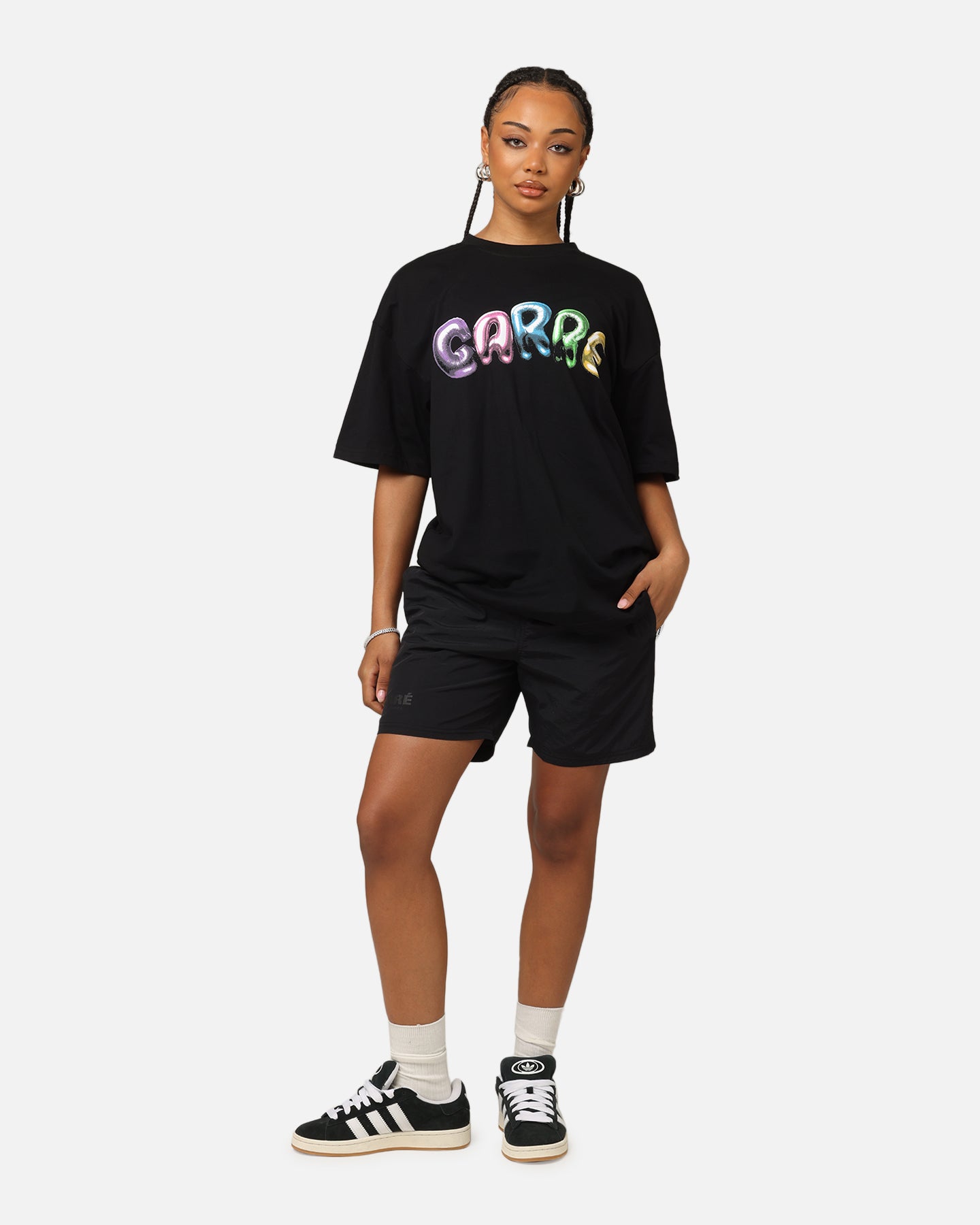 Carre Balloon T-Shirt Black