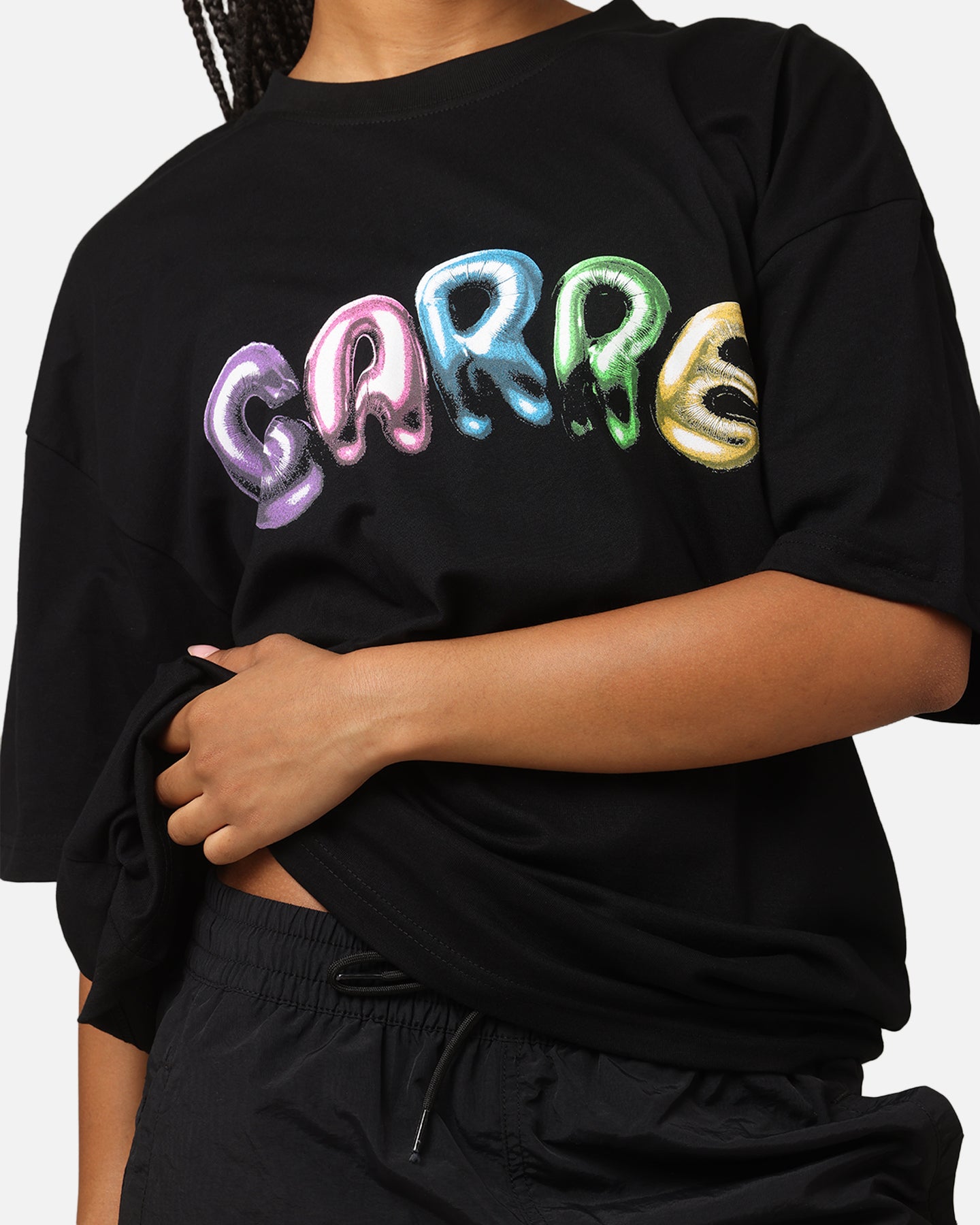 Carre Balloon T-Shirt Black