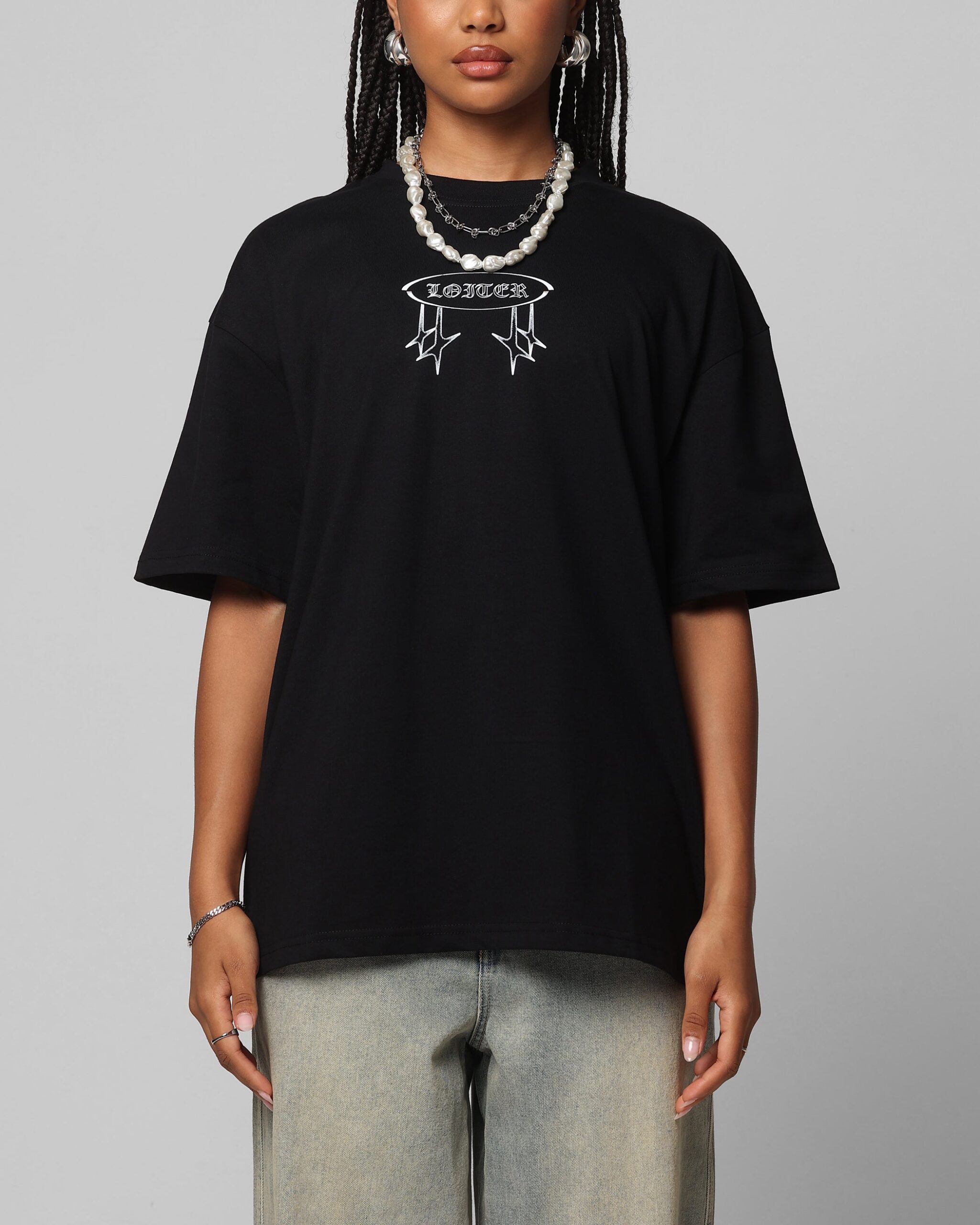 Loiter Chrome Spider T-Shirt Black